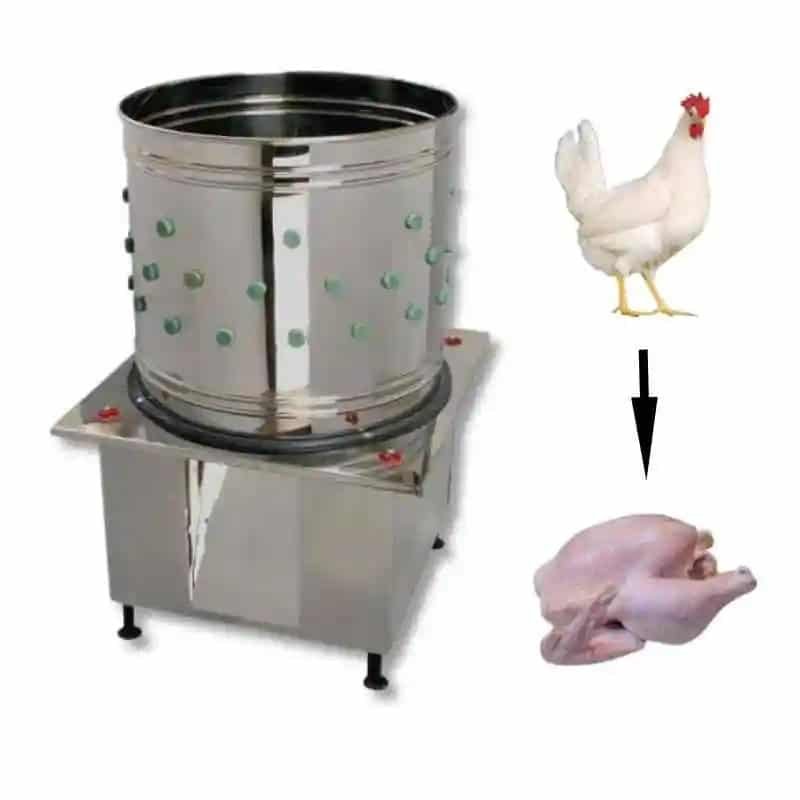 chicken de-feathering machine