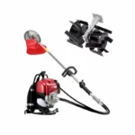 Brush cutter with bend tiller