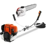 Brush cutter with chainsaw attachment