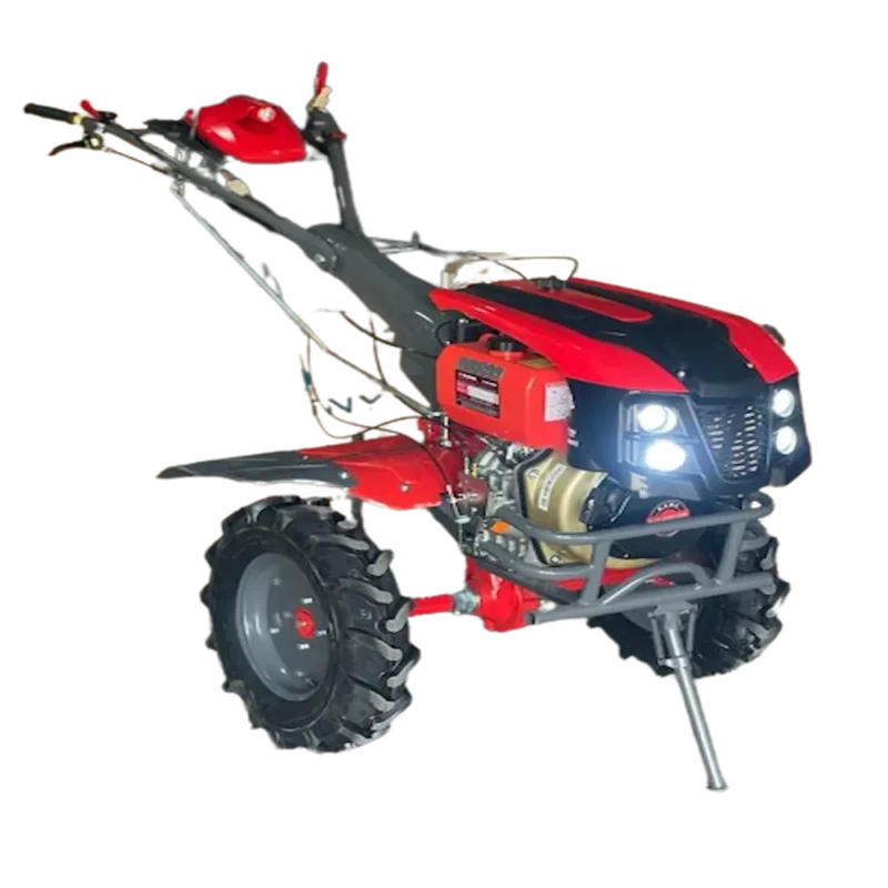 Power Weeder with Front Light,  10 HP 456 CC Diesel Engine